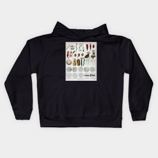 Micro Biology Life Vintage Poster Kids Hoodie